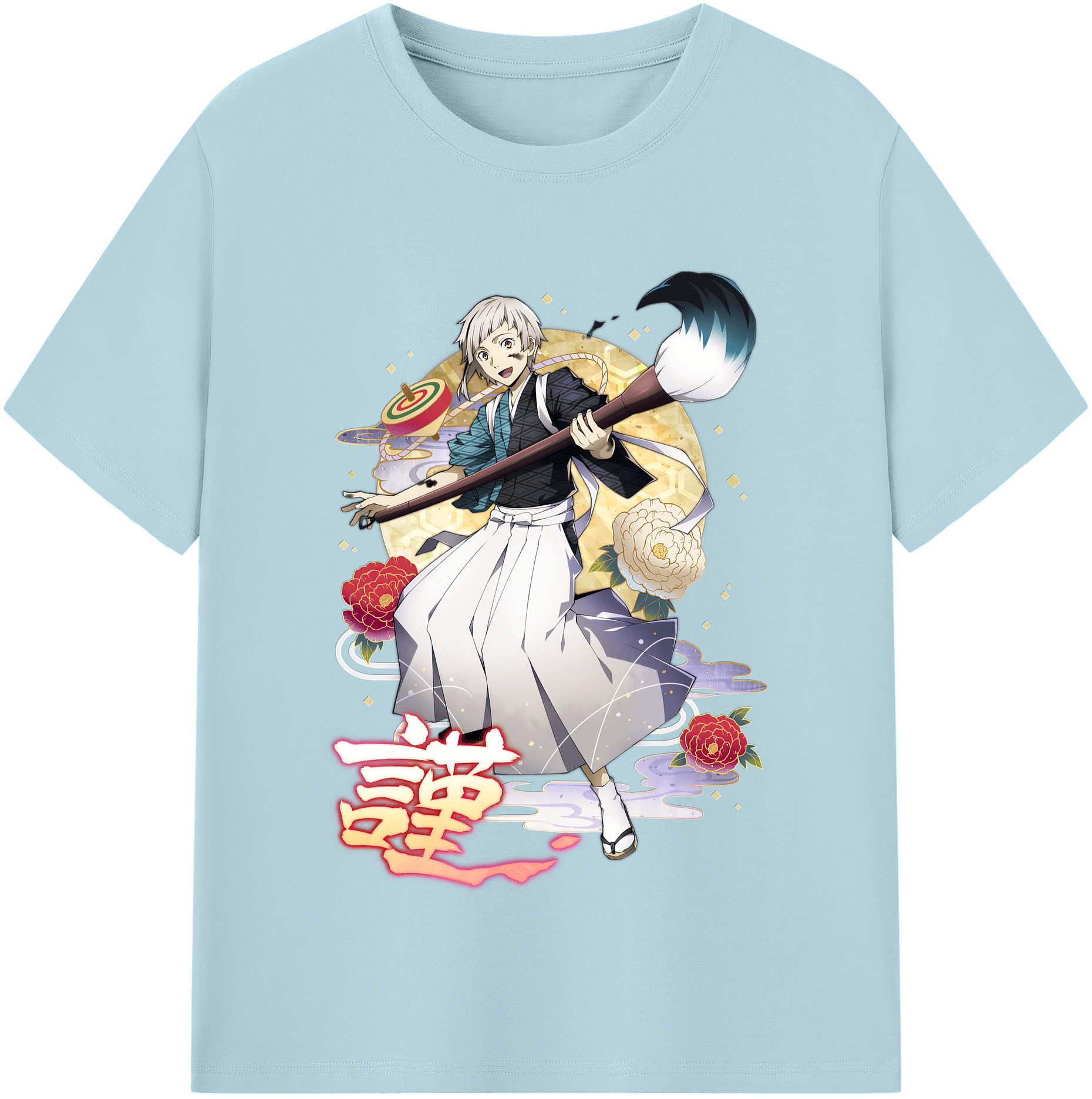 （画像用） 文豪ストレイドッグス Bungo Stray Dogs 綿100％半袖Tシャツ（フロントプリント）